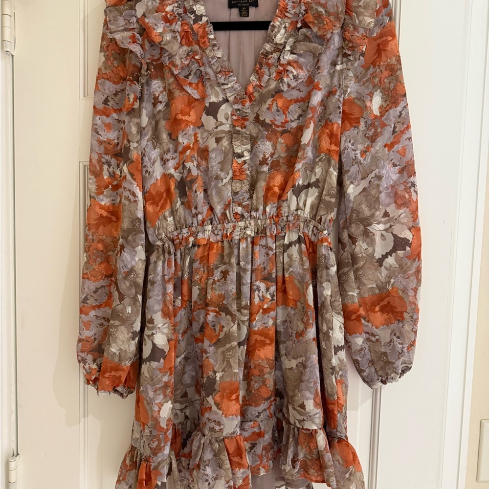 Current Air Women’s Dress in Orange and Lavender Floral